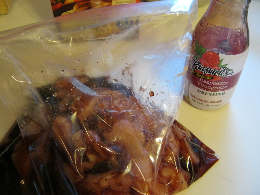 Marinade and chicken ingredients, yep just two
