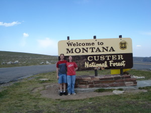 Montana welcome sign