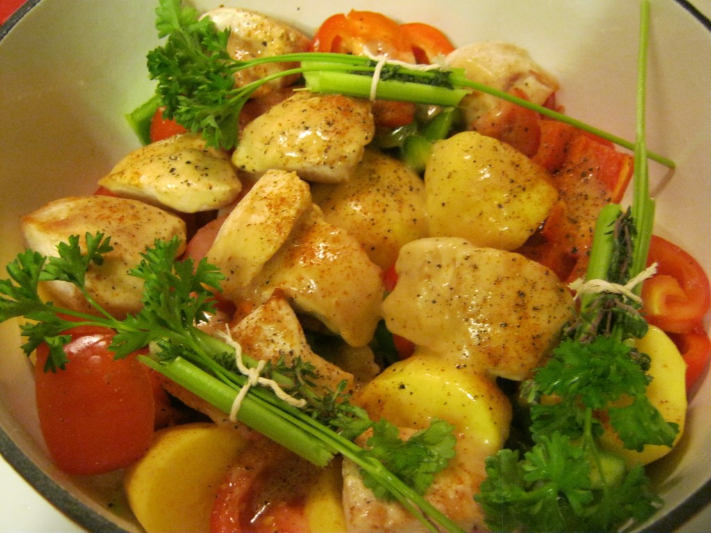 Chicken and Vegetables with herbs
