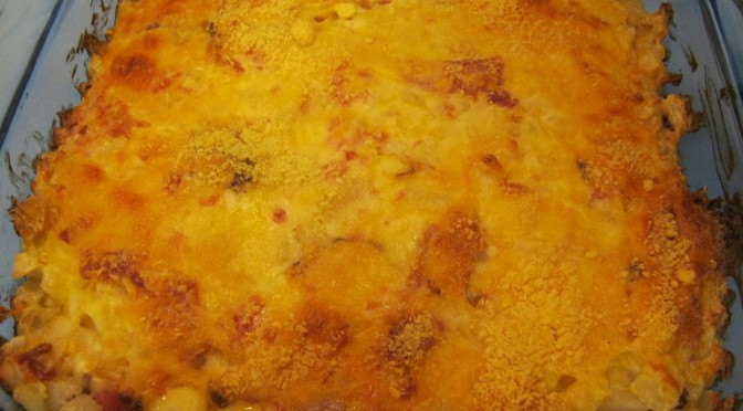 Cheesy Hash Browns with Ham