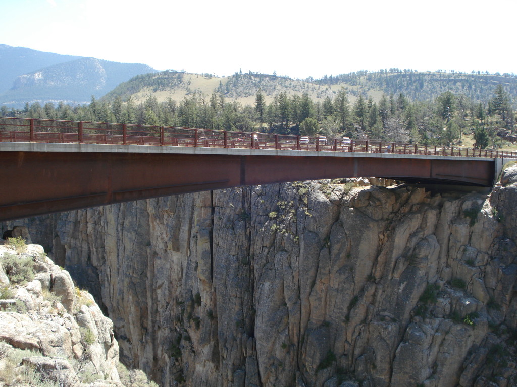 The bridge on Beartooth Pass
