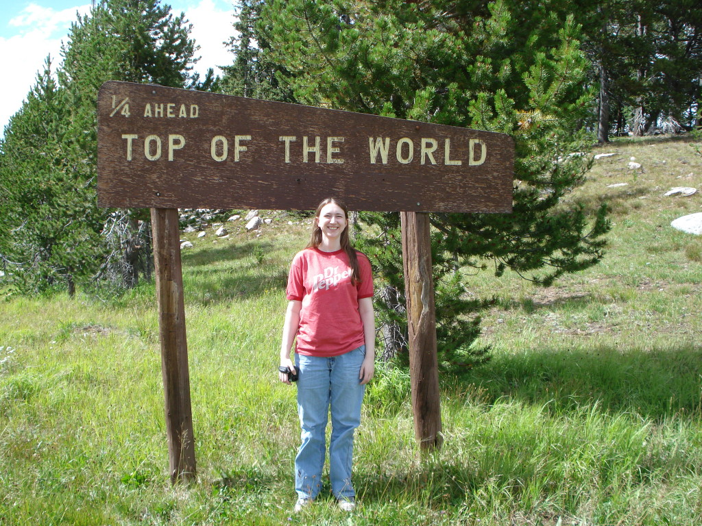 Sign for the top of the world