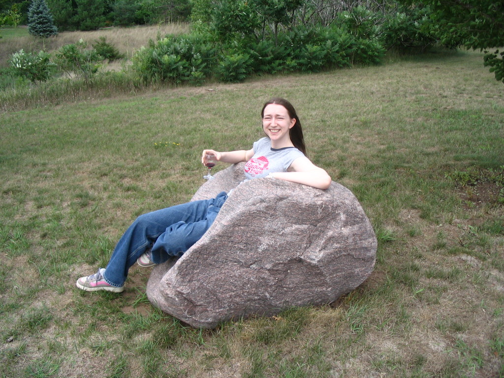 rock chair at Alexis Bailly