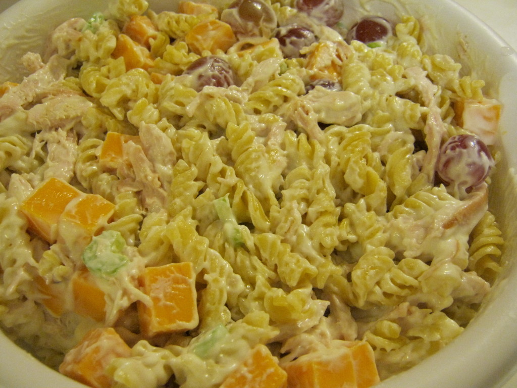 chicken and red grape salad