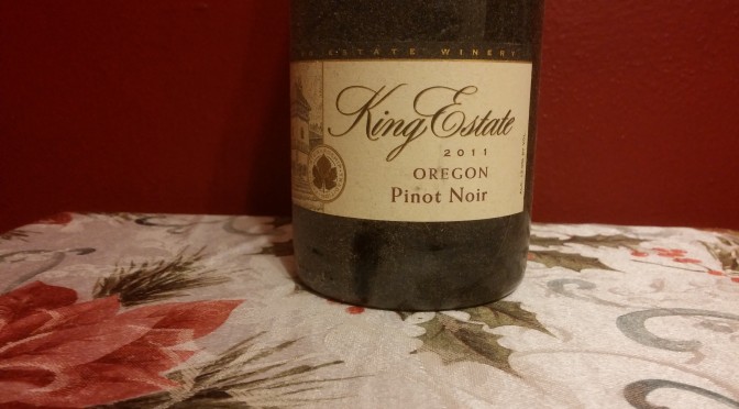 King Estate Pinor Noir label