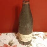 dusty bottle of King Estate Pinot Noir