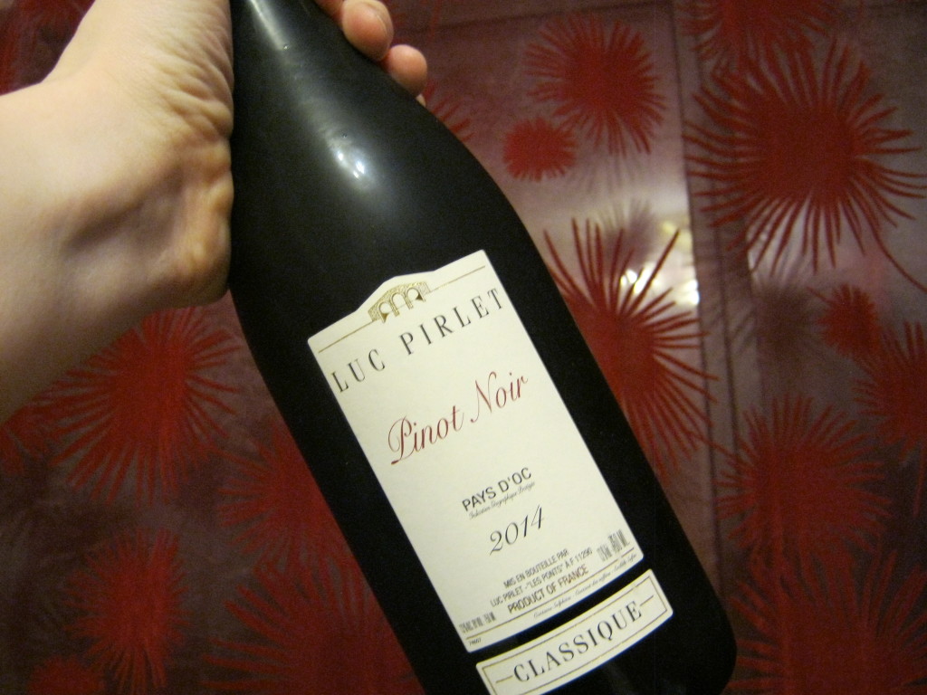 Luc Pirlet Pinot Noir bottle